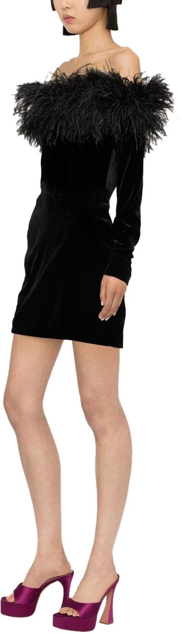  알레산드라리치 숏 원피스 FAB3173F2603900 BLACK - ALESSANDRA RICH