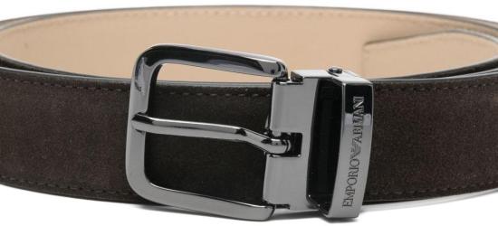 26SS 엠포리오 아르마니 가죽 벨트 EM005830AF25476U6027 BROWN - EMPORIO ARMANI