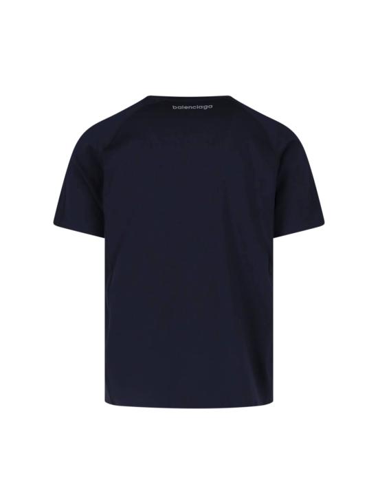 26FW 발렌시아가 테크웨어 롱 슬리브 티셔츠 A000NQ TUVN7 8502 Blue - BALENCIAGA