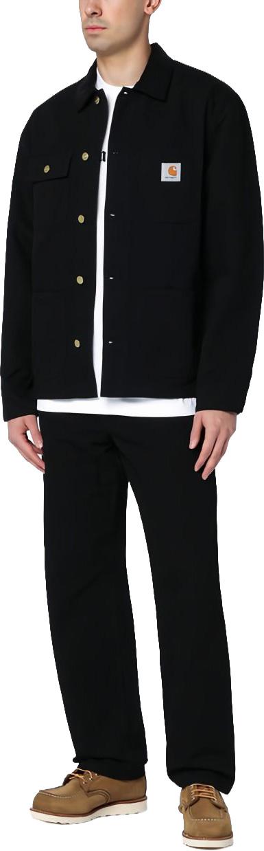 26FW 칼하트 언라인드 디어본 캔버스 미시건 초어 코트 I03151900E02 BLACK - CARHARTT