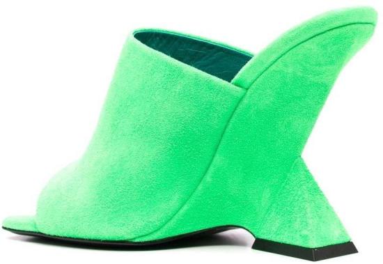  디 아티코 뮬/슬리퍼 231WS634L007163 GREEN - THE ATTICO