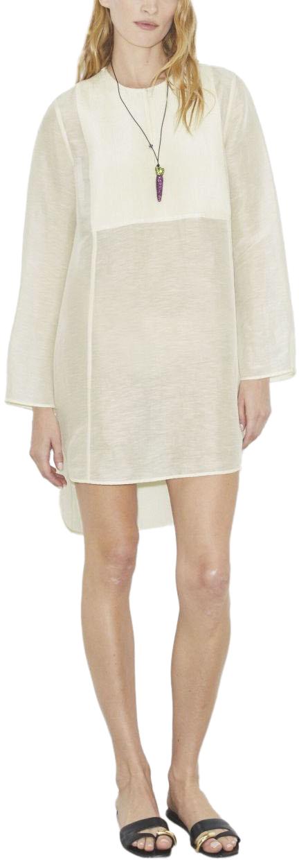 26SS 토리버치 숏 원피스 176549106 WHITE - TORY BURCH