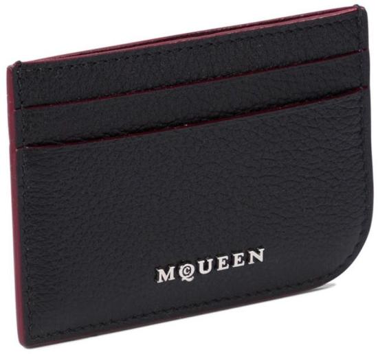 25SS 알렉산더 맥퀸 카드지갑 8135451VDCC1000 BLACK - ALEXANDER MCQUEEN