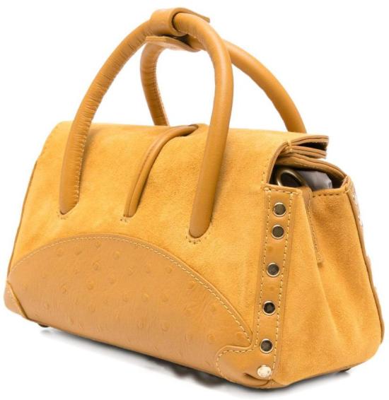 26SS 자넬라토 토트백 070800BABYZASHMERECACTUSZ1029 YELLOW - ZANELLATO