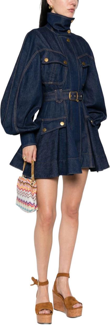 26SS 짐머만 숏 원피스 7723DS261HBBL NAVY - ZIMMERMANN