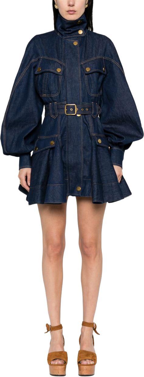 26SS 짐머만 숏 원피스 7723DS261HBBL NAVY - ZIMMERMANN