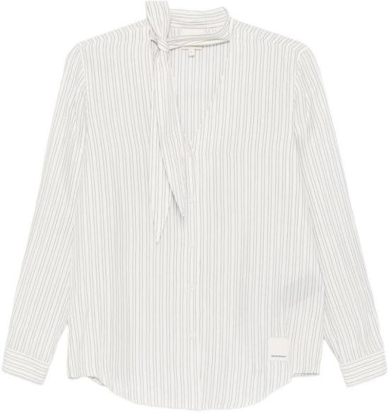 26SS 엠포리오 아르마니 블라우스 EW004357AF24532F0202 WHITE