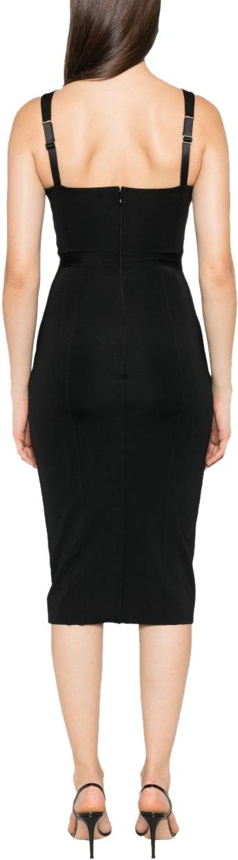 25FW 엘리자베타프랜치 숏 원피스 AB80856E2110 BLACK - ELISABETTA FRANCHI