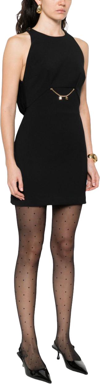 25FW 엘리자베타프랜치 숏 원피스 AB80856E2110 BLACK - ELISABETTA FRANCHI