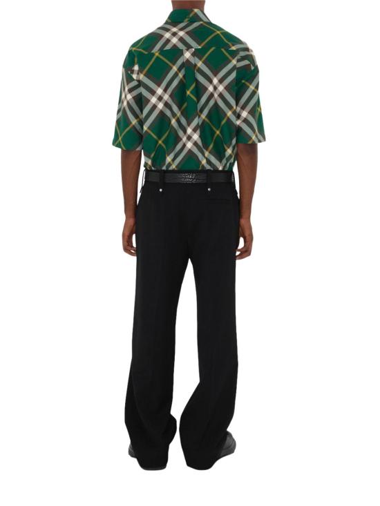  버버리 반팔 셔츠 8082903B8660 GREEN - BURBERRY