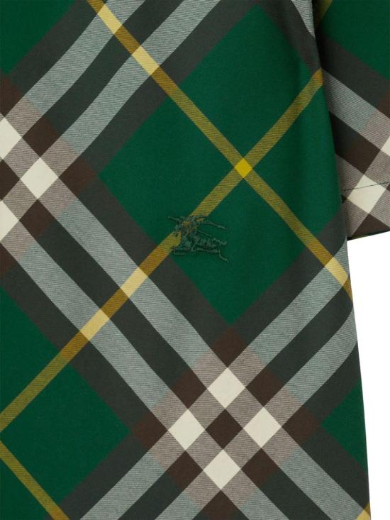  버버리 반팔 셔츠 8082903B8660 GREEN - BURBERRY