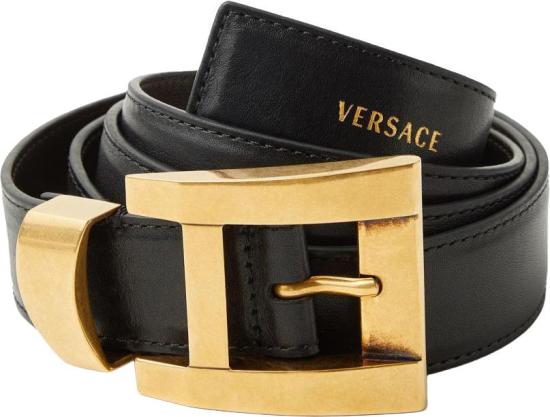 26SS 베르사체 레귤러 벨트 10237351A178481B55J BLACK