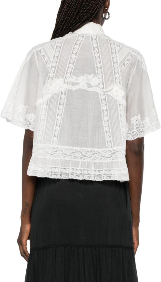 26SS 에르마노 설비노 셔츠 D482K700APJGE14201 WHITE - ERMANNO SCERVINO