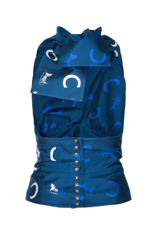 26SS 셀린느 민소매 티셔츠 RX0LX3K49 GDR0 NAVYWHITEBLUE - CELINE