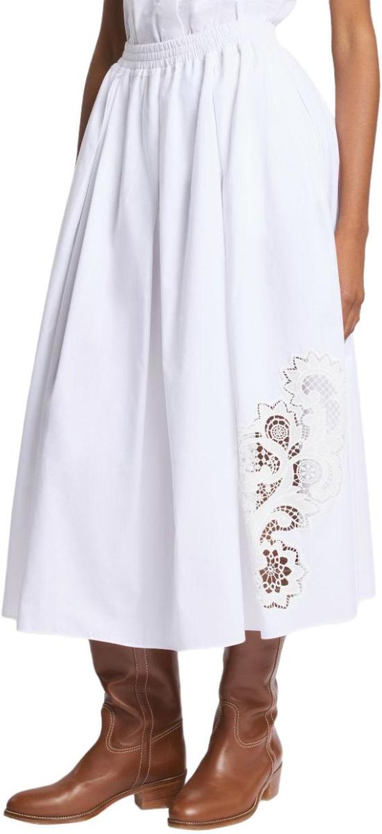 26SS 페이 미디 스커트 NXW9252550RZDHB001 WHITE - FAY