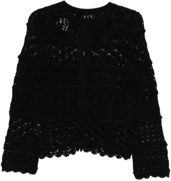 26SS 세미쿠튀르 스웨터 S6SF02Y690 BLACK - SEMI-COUTURE