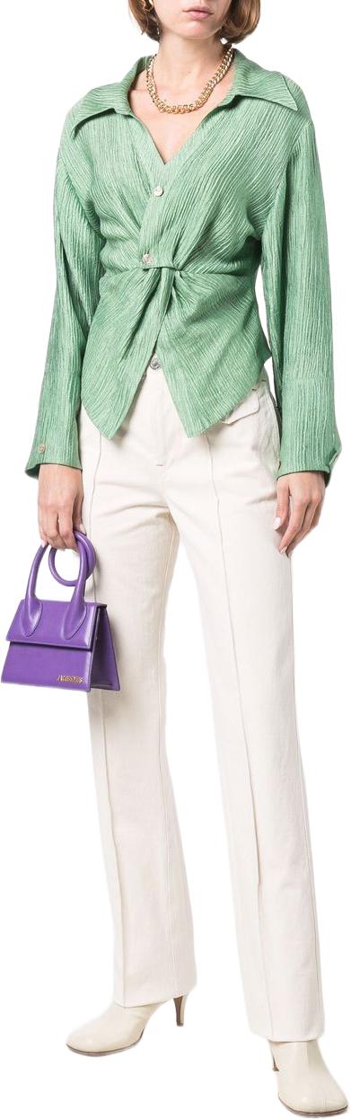  이자벨마랑 스트레이트 팬츠 PA202121H016IDILIROK23EC WHITE - ISABEL MARANT