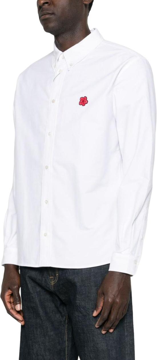 26SS 겐조 보케 플라워 엠브로이더드 캐주얼 셔츠 FG55CH4109LO01 WHITE - KENZO