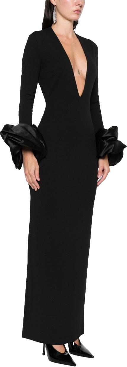 26SS 솔러스런던 롱 원피스 OS46050BLACK - SOLACE LONDON