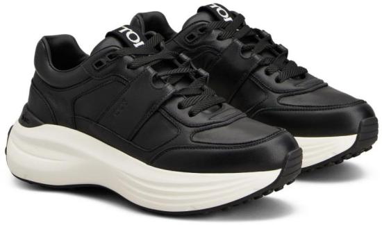 25FW 토즈 레더 스니커즈 XXW81L0JP40JUSB999 BLACK - TODS