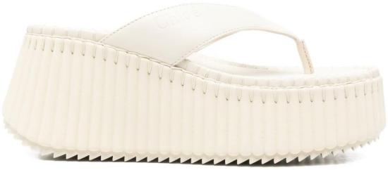26SS 끌로에 뮬/슬리퍼 CHC25A10XSN122 WHITE