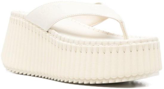 26SS 끌로에 뮬/슬리퍼 CHC25A10XSN122 WHITE - CHLOE