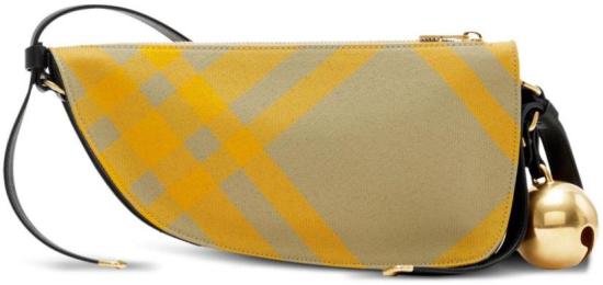  버버리 미니 쉴드 체크 슬링백 8079160B7363 BEIGE - BURBERRY