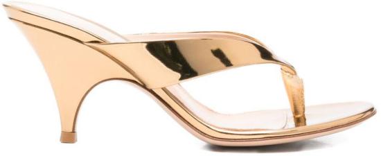 26SS 지안비토로시 뮬/슬리퍼 G1013870RICMETMEKO GOLD