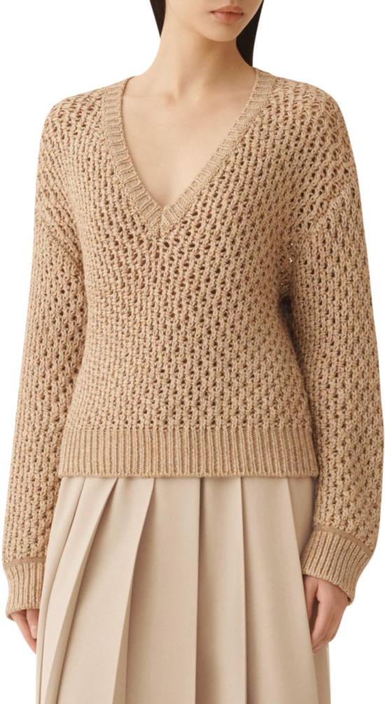 26SS 파비아나 필리피 스웨터 MAD266F113L7440157 BEIGE - FABIANA FILIPPI