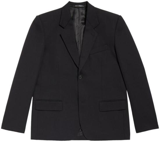  발렌시아가 수트 자켓 773330TNT391000 BLACK