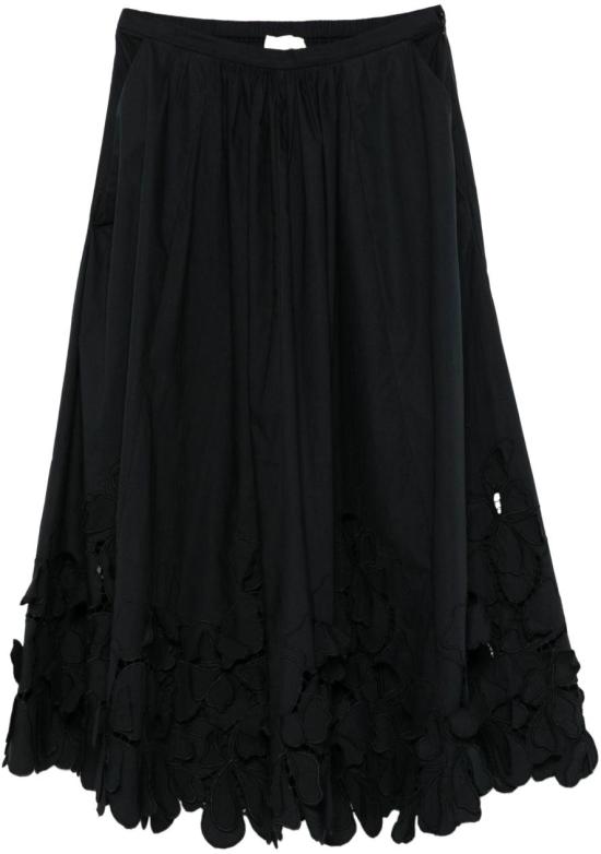 25SS 포르테포르테 미디 스커트 13607MYSKIRT8012 BLACK