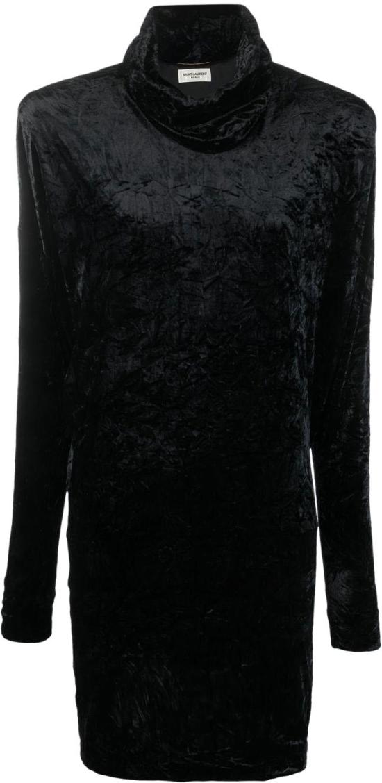  생로랑 터틀넥 718581Y5F611000 BLACK