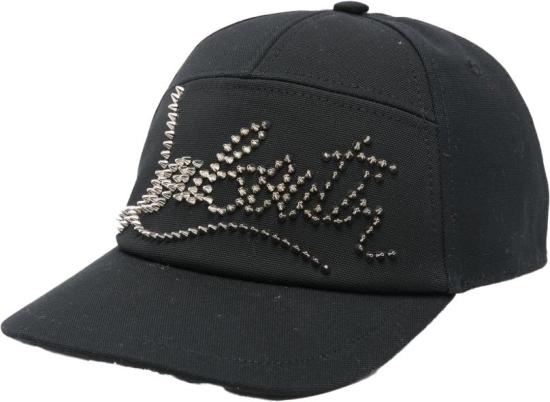 26SS 크리스챤 루부탱 볼캡 1265131BK65 BLACK