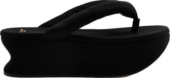 26SS 발렌시아가 가에타 통 슬라이드 869909W0WM01000 BLACK