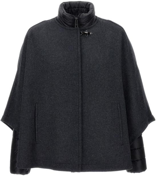 25FW 페이 케이프 NAW16513270XMLB801 BLACK