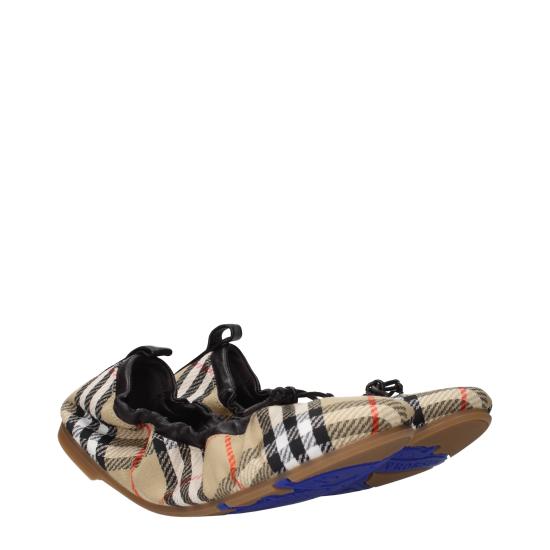 26SS 버버리 체크 레더 폰 발레리나 8121103 - BURBERRY