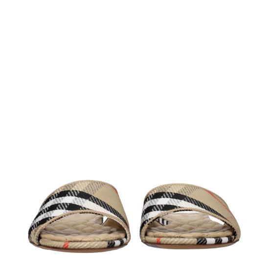 26SS 버버리 체크 패치 슬라이드 8119528 - BURBERRY