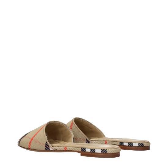 26SS 버버리 체크 패치 슬라이드 8119528 - BURBERRY