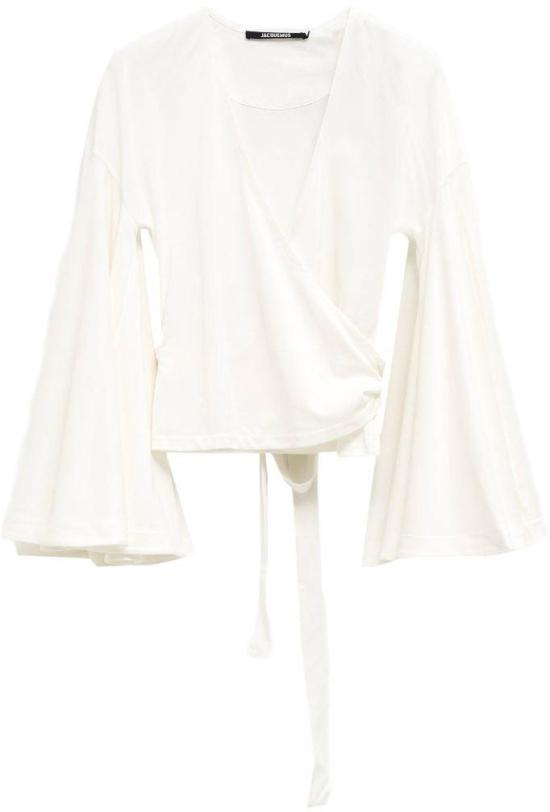 26SS 자크뮈스 긴팔 티셔츠 TOW00905AJ00254100 WHITE