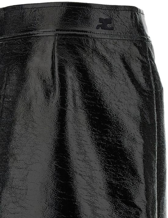 25FW 쿠레쥬 미디 스커트 325CJU311VY00149999 BLACK - COURREGES