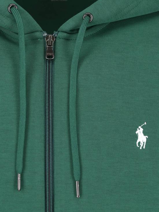 26FW 폴로 랄프로렌 더블 니트 후드 집업 710 881517 508 Green - POLO RALPH LAUREN