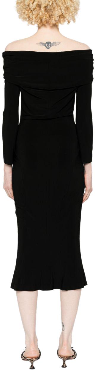 26SS 노마카말리 롱 원피스 KK1263PLT65001 BLACK - NORMA KAMALI