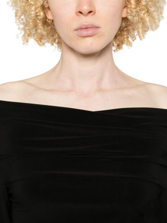 26SS 노마카말리 롱 원피스 KK1263PLT65001 BLACK - NORMA KAMALI