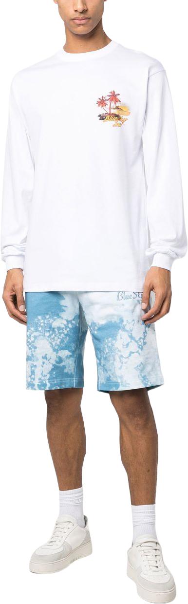  블루스카이인 긴팔 티셔츠 BS2203LS007WHITE - BLUE SKY INN