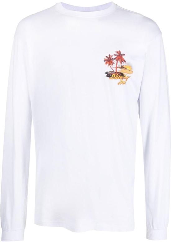  블루스카이인 긴팔 티셔츠 BS2203LS007WHITE