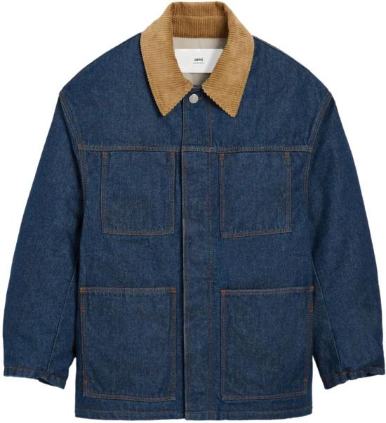 25FW 아미 패딩 워커 자켓 UJK834DE0104402 BLUE