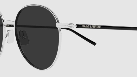 26SS 생로랑 선글라스 862857Y9973 8130 SILVER BLACK GREY - SAINT LAURENT