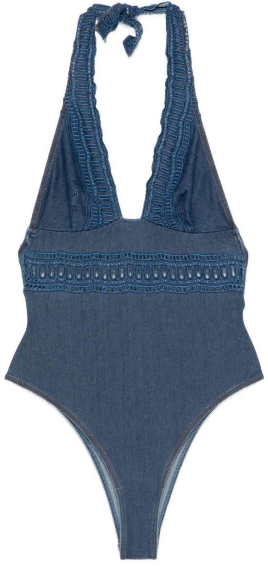 25SS 에르마노 설비노 원피스 수영복 D464Y319DXZ94037 BLUE
