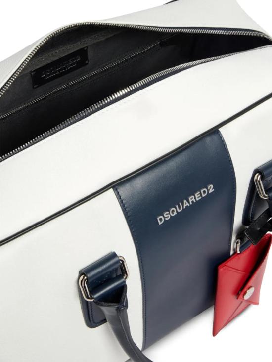 26SS 디스퀘어드2 토트백 DFM007825108874 M1424 BIANCO BLU ROSSO - DSQUARED2