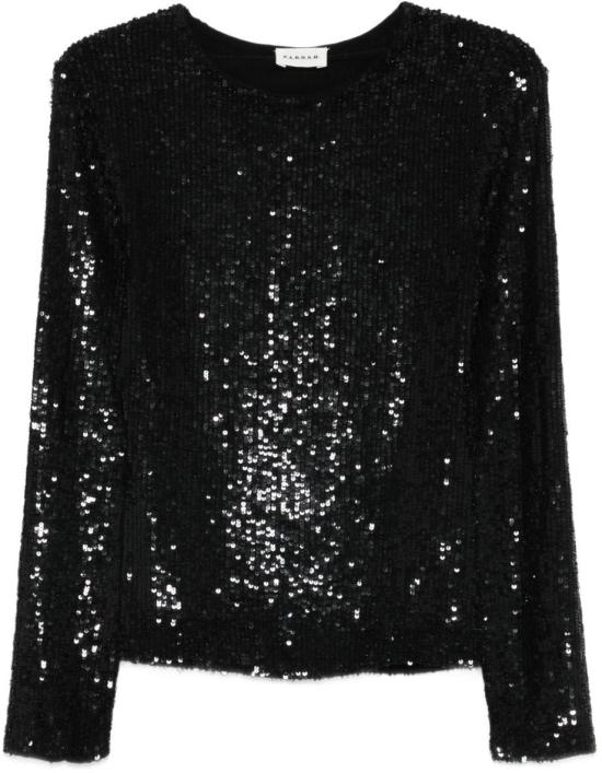 25FW 파로쉬 긴팔 티셔츠 D311677GONG25013 BLACK